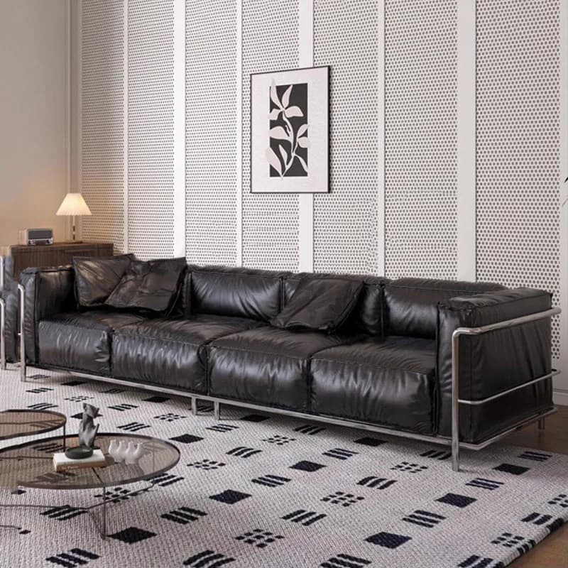 Nordic Black Living Room Sofas Cheap Dark Modern Individual Small Sleeper Sofa Clearance Arm Woonkamerbanken Furniture Home