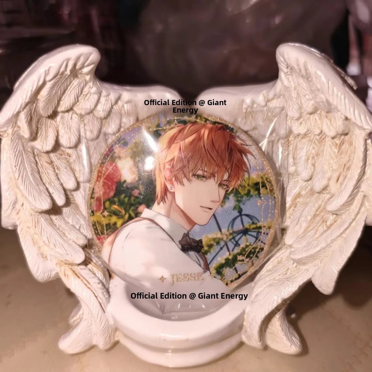Collectible Figure Storage Base Wings Small Card Organizer Display Stand for Fan Yu Shen Xing Qin Che Li Star  Card Holder