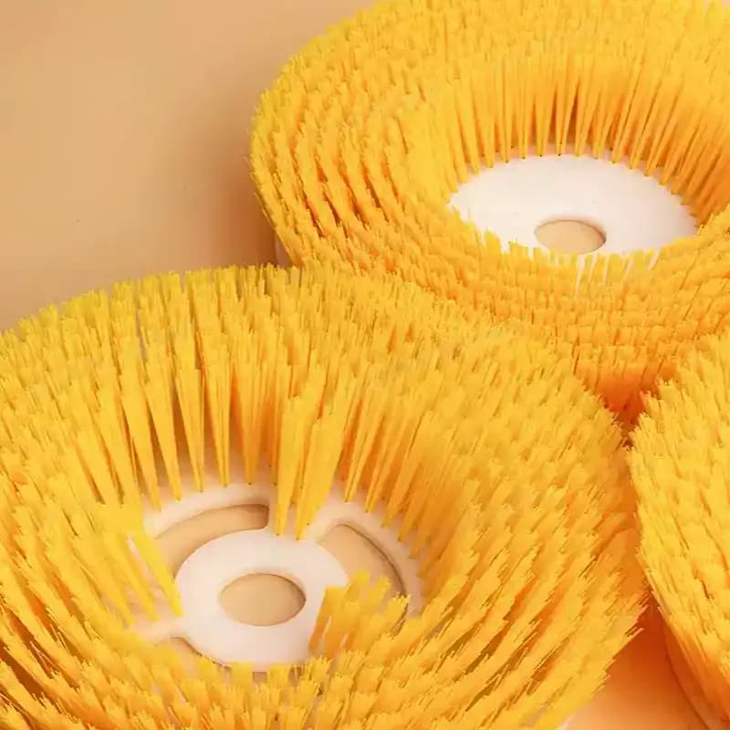Electric Rotary Cleaning Brush with Stiff Bristles for Solar Panel, Roof & Tile Floor Cleaning