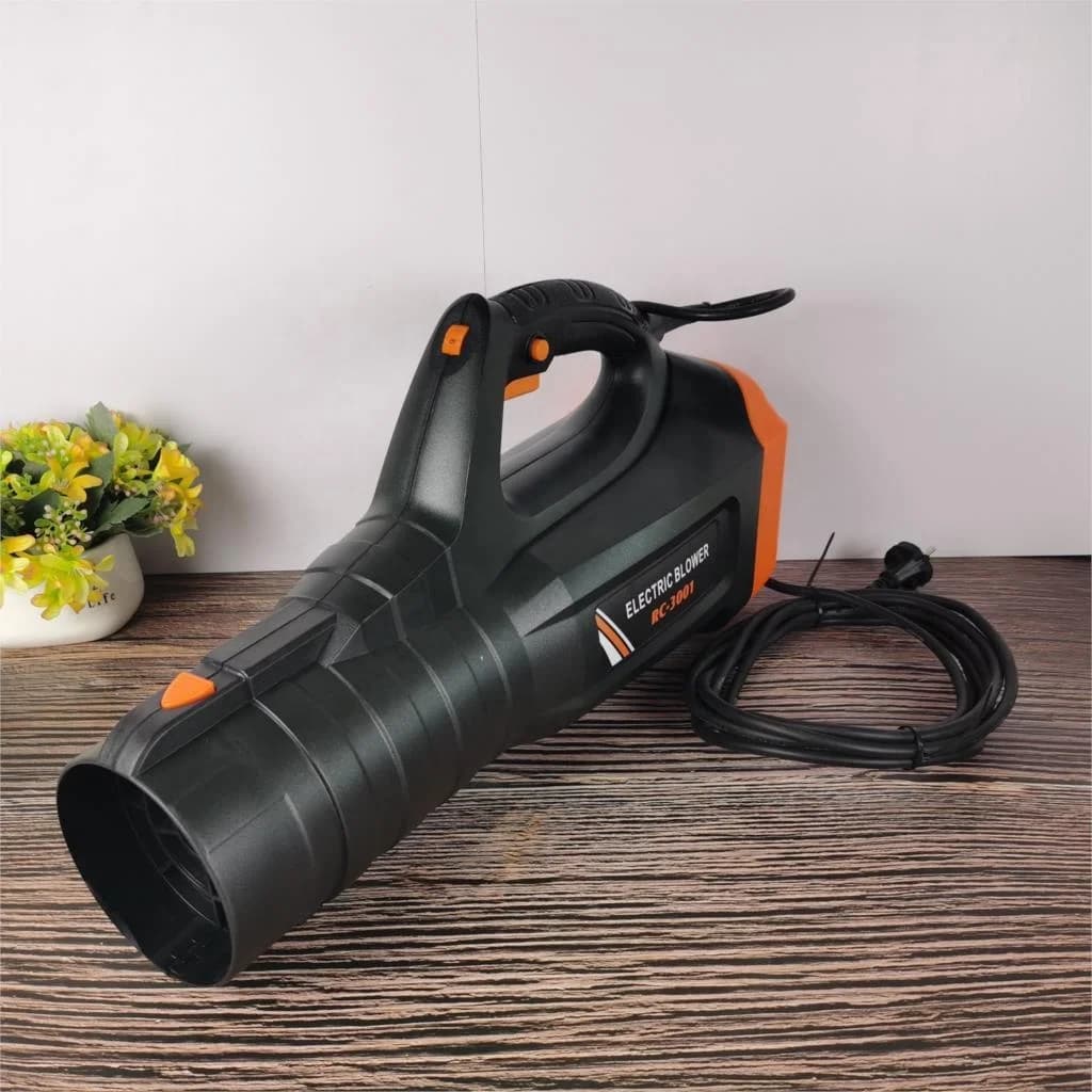 3500W Snow Blower 6-Speed Adjustment Infinitely Variable Speed Industrial Leaf Blower   Fan With 5 Meters Line Power Tool