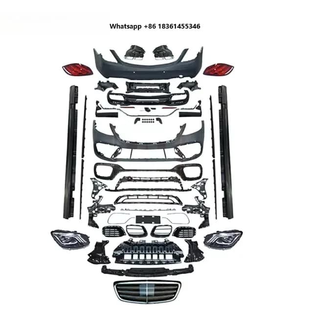 For S63 2022 to S65 to S450 W222 car bumpers W222 2014 upgraded to factory body kit