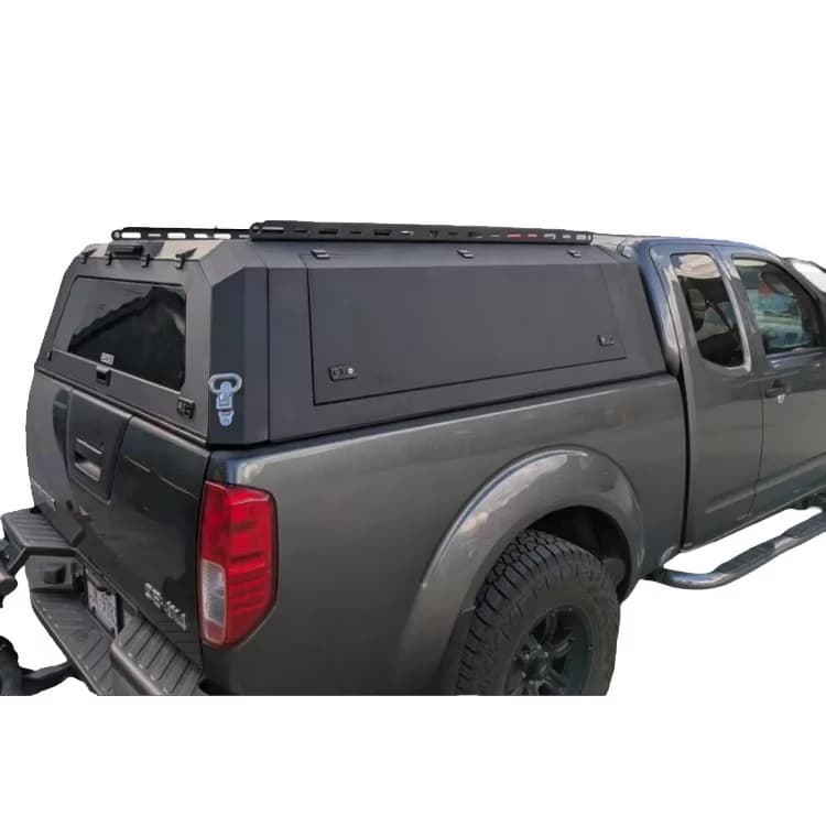High-Quality Aluminum Alloy No Drill Installation Waterproof Hard Top Pickup Truck Bed Cover Canopy Topper for Nissan Frontier