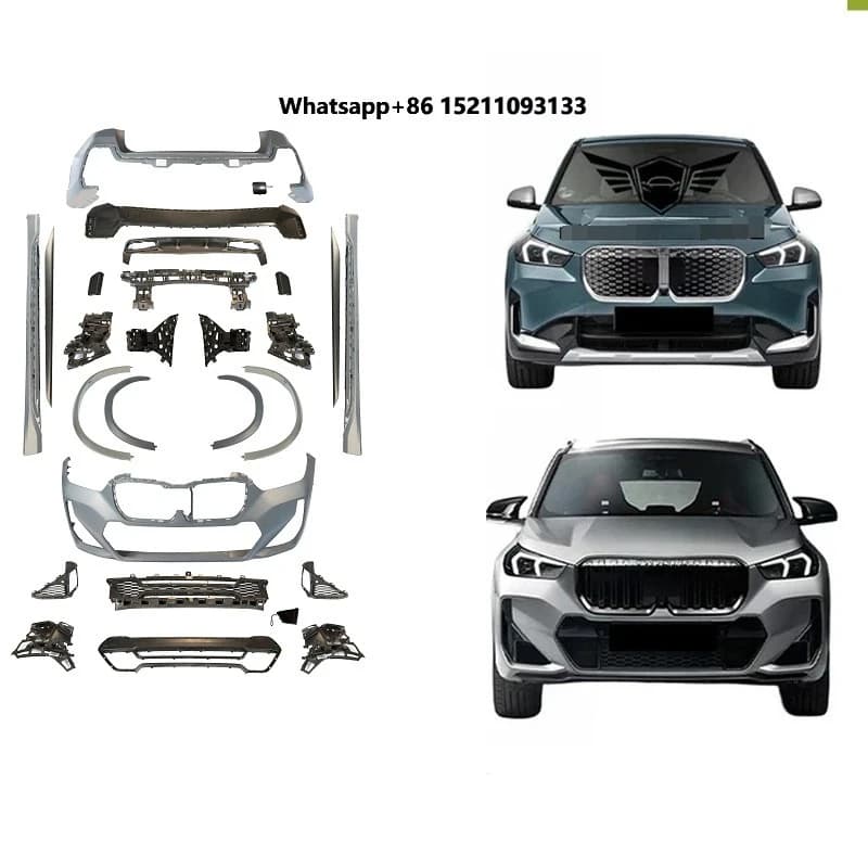 2023 BM X1 U12 Facelift Upgrade Bodykit MT Sport Style Front Bumper New Condition Auto Body Systems Rear Car Bumpers X1 U12