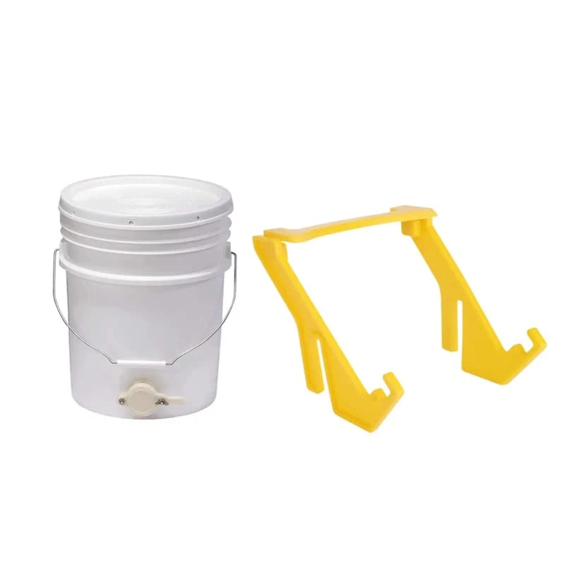 Honey Pail 20 L Syrup Storage Portable with Gate Valve Beekeeper Supplies Honey Bottling Bucket Beekeeping Harvesting Tool
