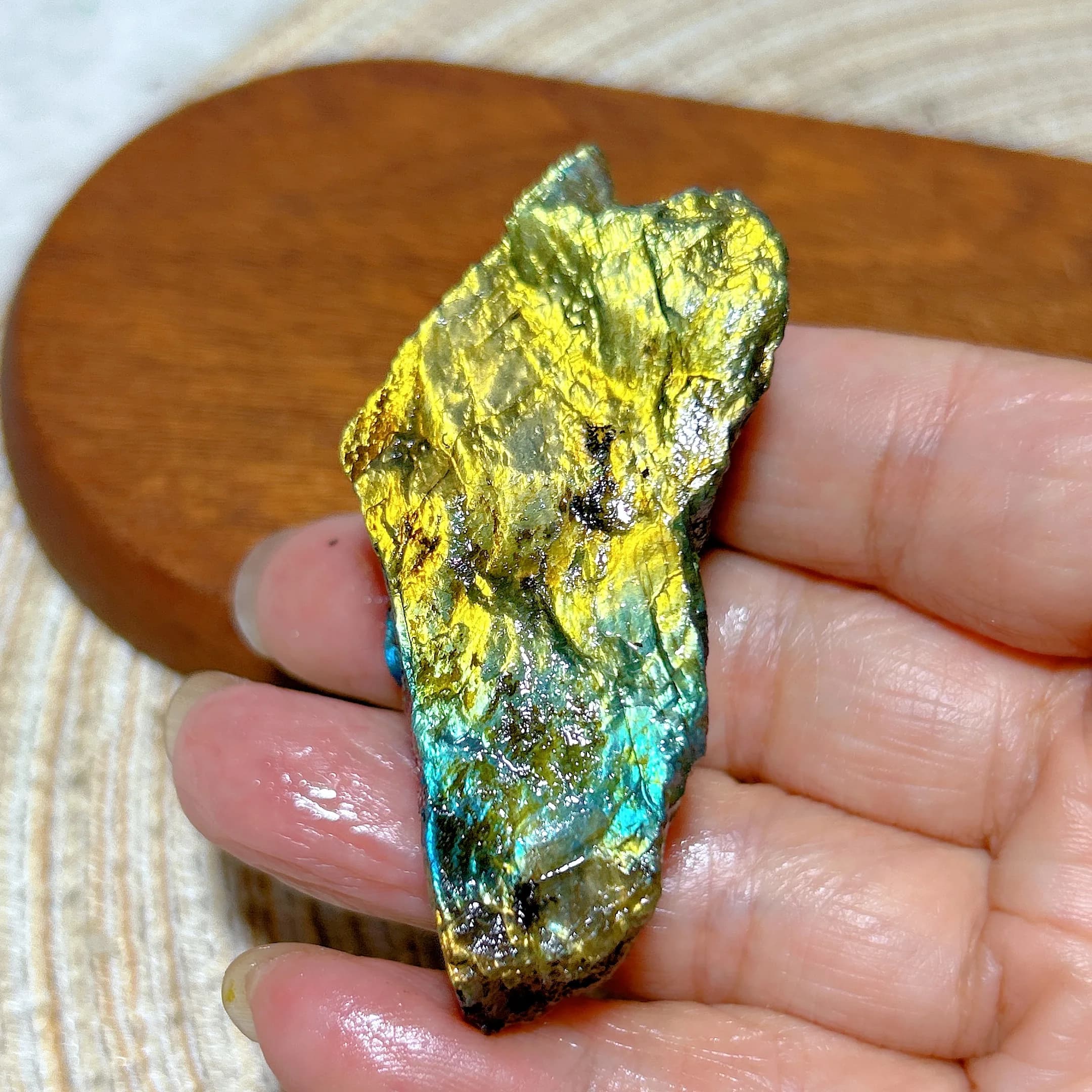 Healing Natural Crystal Blue Golden Flashy Labradorite Raw Stone Specimen Gemstones Mineral Energy Reiki Home Decorations Gift