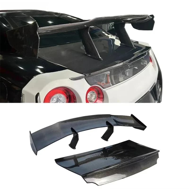 High Quality N‑Style Carbon Fiber Rear Trunk Spoiler