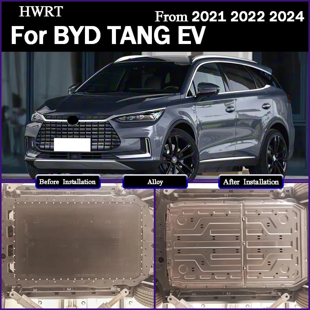Battery Protection Board For BYD TANG EV 2021 2022 2024 Accessories Engine Guards Alloy Plastics Engine Protection Device