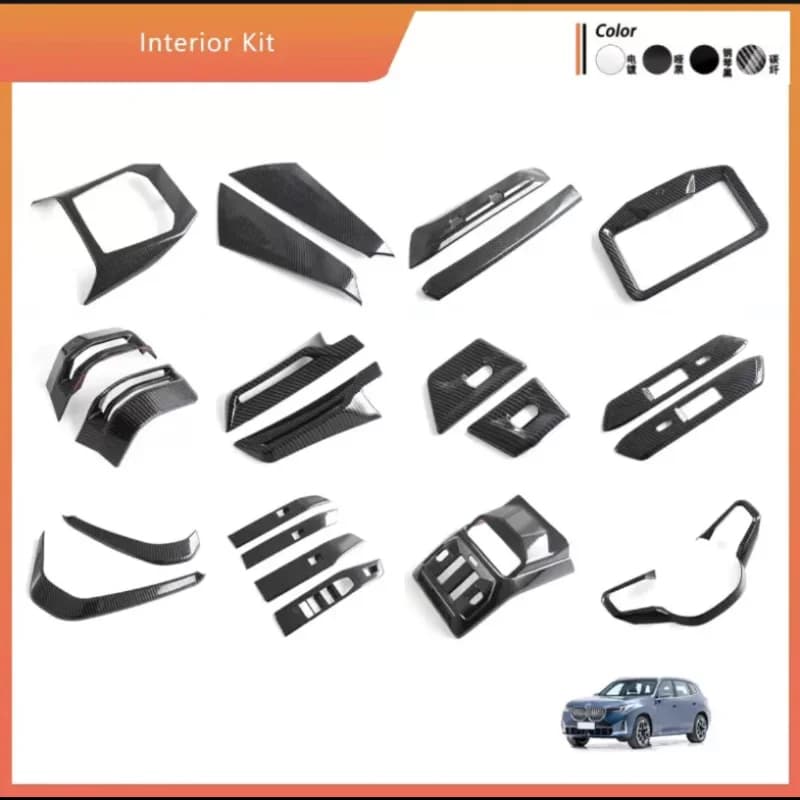 LHD For BMW X3 2025-2026 rear air conditioning outlet anti-kick protection frame decorative pastes interior modification