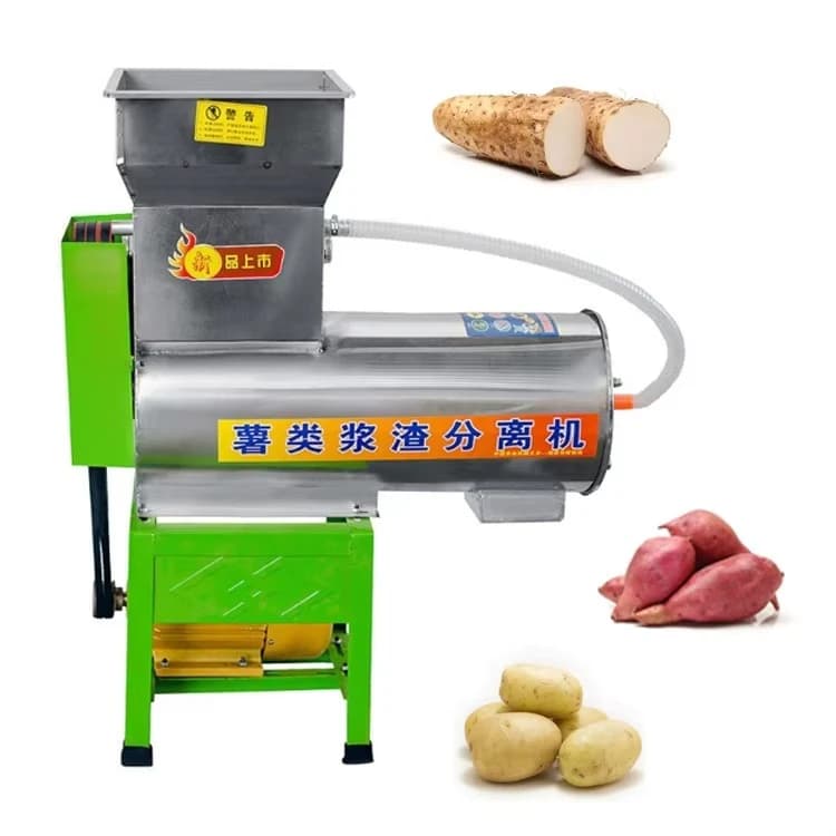 Hot Sale Stainless Steel Cassava Sweet Potato to Starch Processing Machine/industrial Mini Starch Production Line