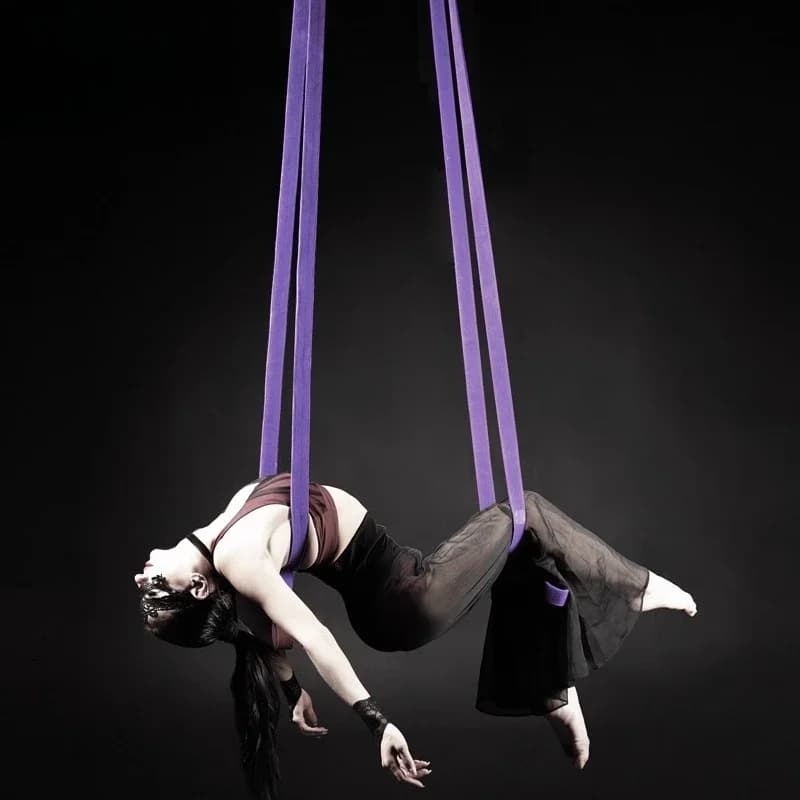 Special leather strip for aerial acrobatics props, hanging aerial sling, belt double