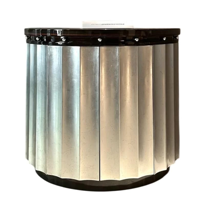LTT modern simple solid wood entry cabinet semi-round against the wall light luxury entry table