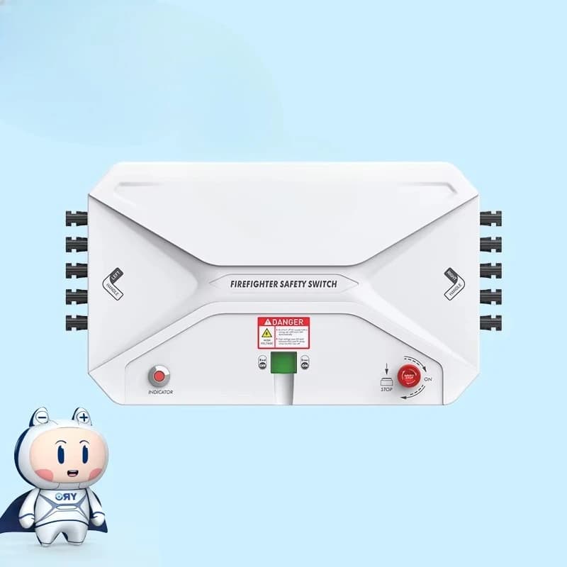 YRO Wholesale Rapid Shutdown Device Solar Hot Selling NEC Firefighter Safety Switch for Solar Panels PV System Protect
