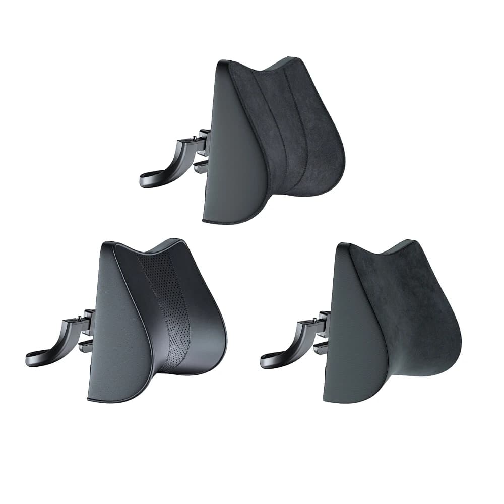 1pc Memory Foam Car Headrest for Tesla Model 3/Y/X/S Ergonomic Design Adjutable Height/Angle Automotive Safety Accessories