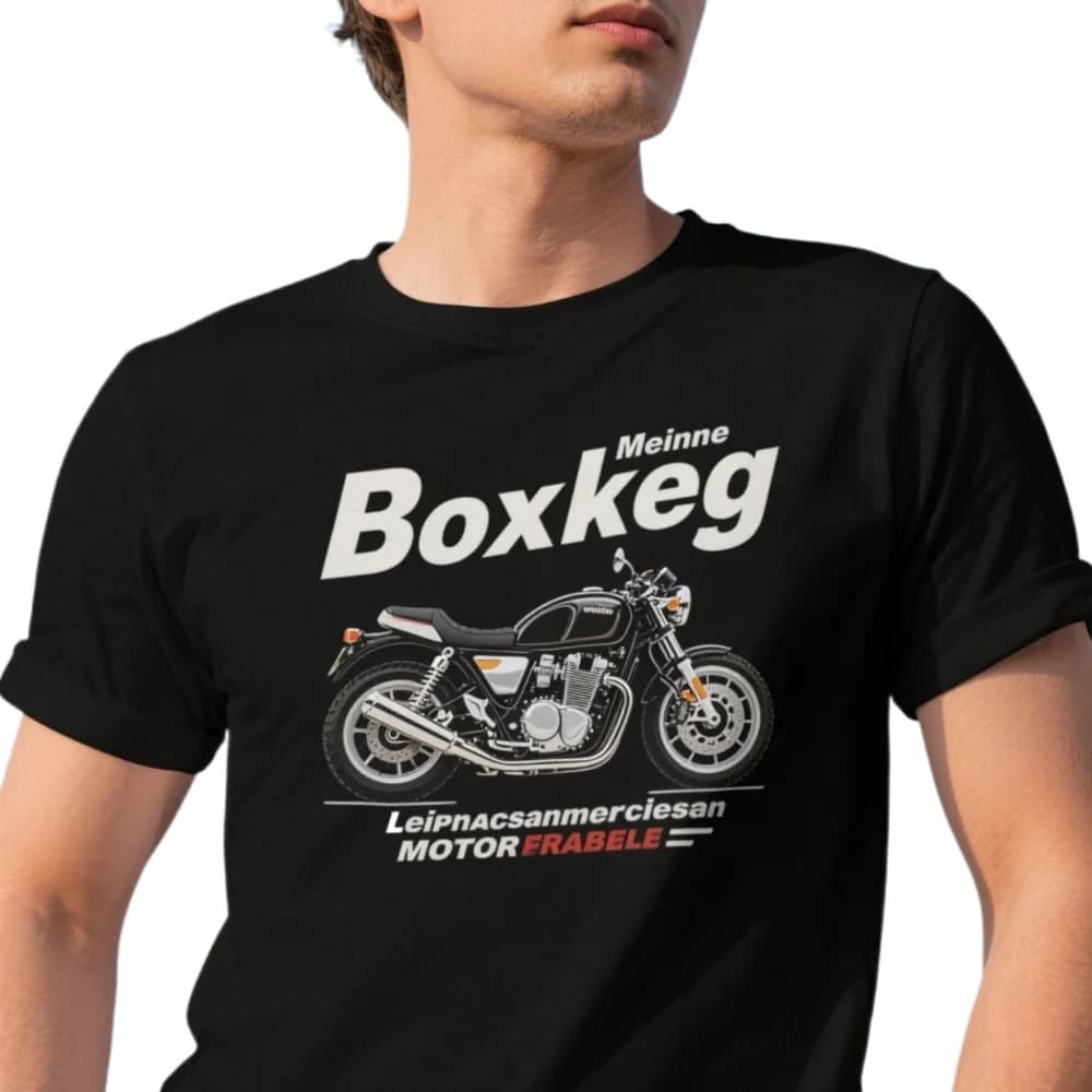 Boxer Meine Leidenschaft Motorrad Motorcycle T-Shirt 100% Cotton O-Neck Summer Short Sleeve Casual Mens T-shirt Size S-3XL
