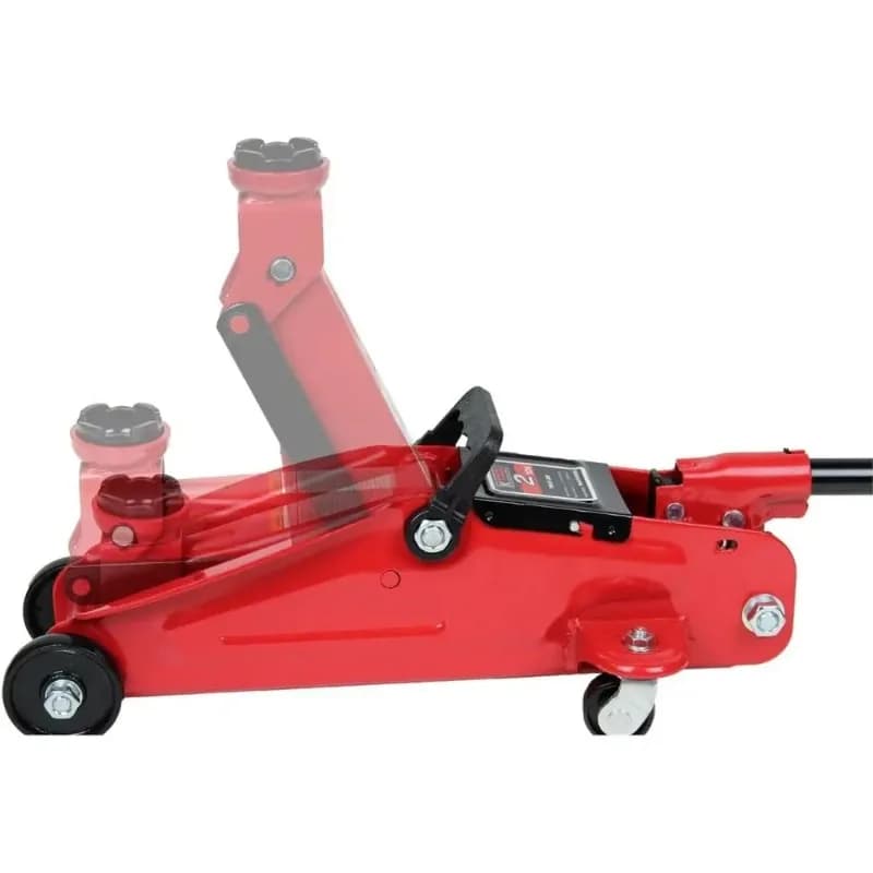 2 Ton Heavy Duty Hydraulic Floor Jack with Jack Stands, 4000 lbs Capacity, 5-1/8 to 13 Lift Range, Ideal for Repair Shops and DI