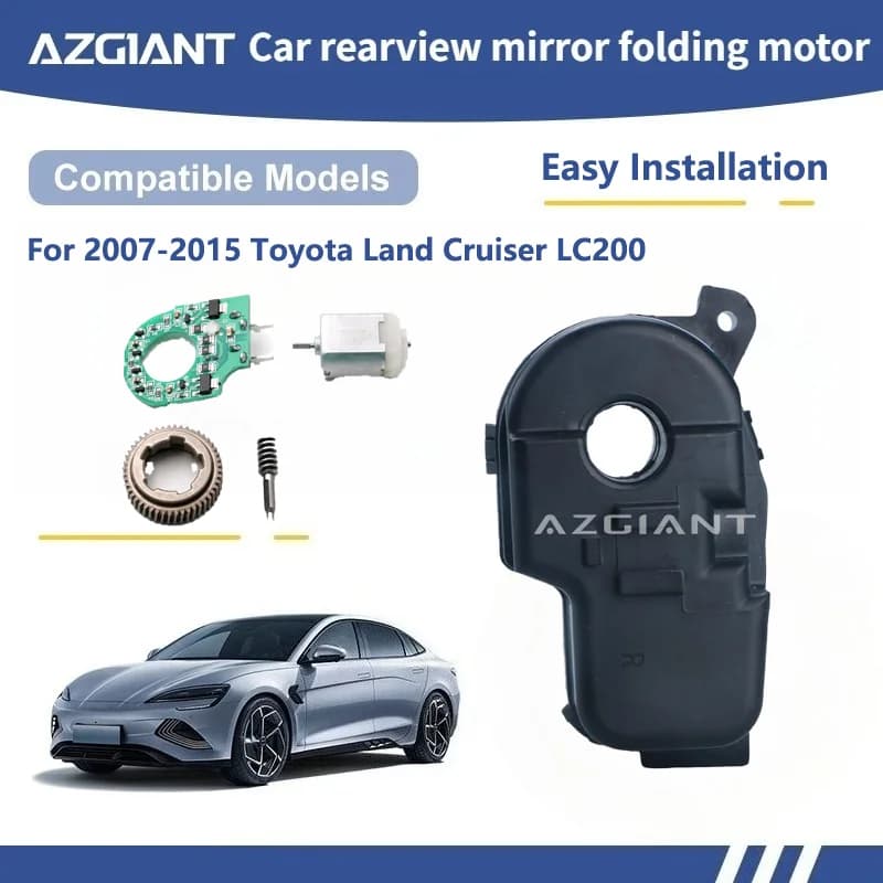 AZGIANT For 2007-2015 Toyota Land Cruiser LC200 Car Wing Mirror Authentic Folding Motor Power Assembly  Parking Protection R/L