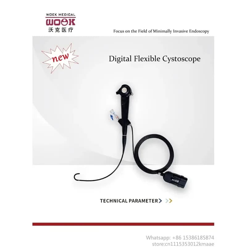 Reusable Video Flexible Cystoscope – Digital Bladder Examination Endoscope for Urological Use