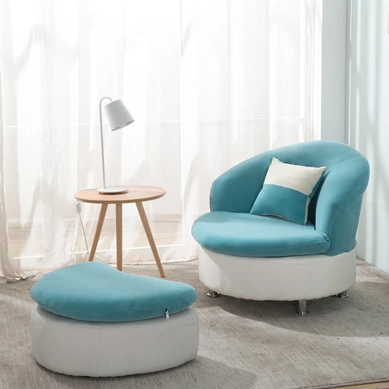 Simple modern creative cute small sofa bedroom balcony computer chair leisure chair