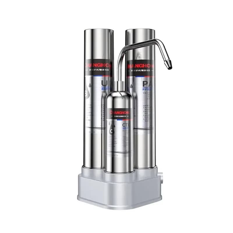 Ultrafiltration Water Purifier Kitchen Table Water Filter 304 Stainless Steel Direct Drinking