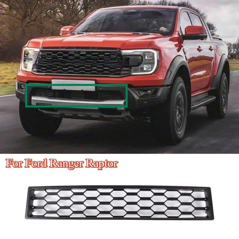 For 23-26 Ford Ranger Wildtack T9 Raptor Lower Mesh Grille Small Front Bumper Grille Pickup ABS Grill Truck Car Accessories