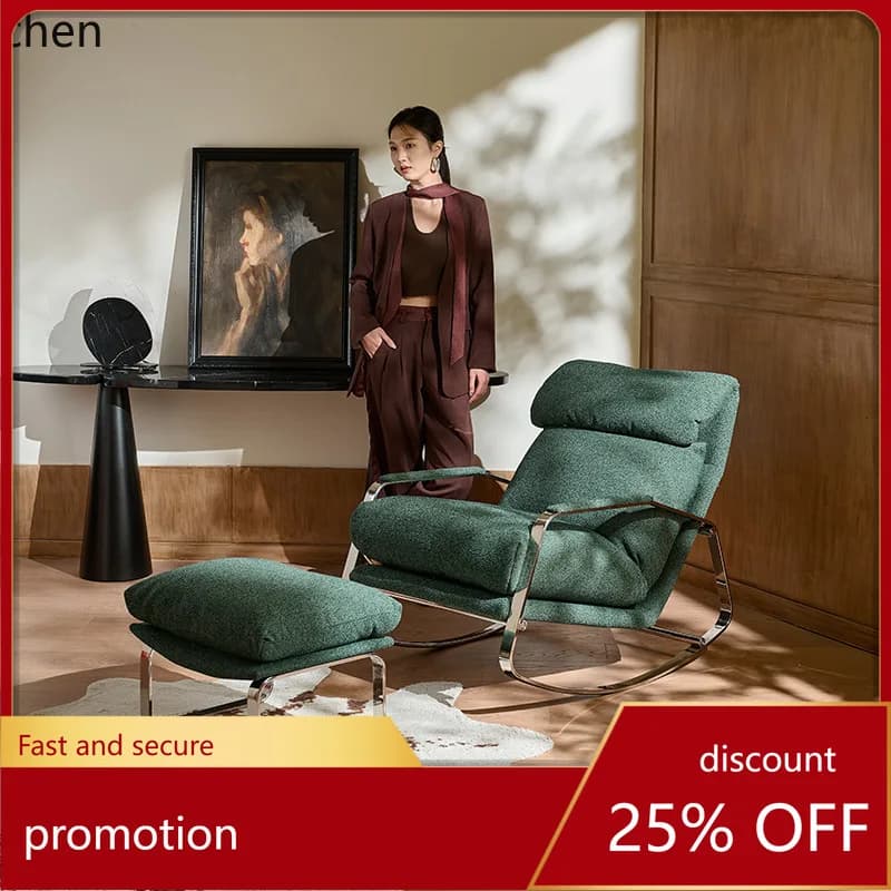 HXL Rocking Chair Bedroom Living Room casual Lazy Sofa Rocking Chair Armchair