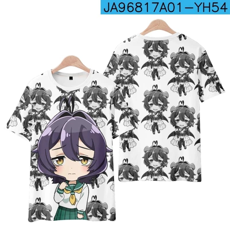 Anime Gushing Over Magical Girls T Shirt  3D Print T-shirt Men Woman Short Sleeve Kids T Shirts Harajuku Unisex Clothing