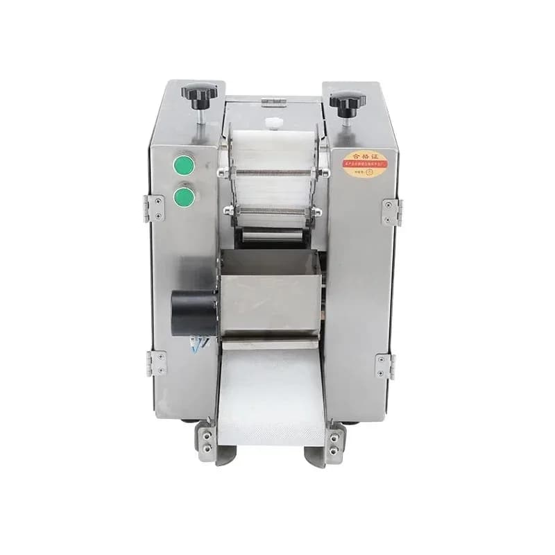 Commercial Dumpling Skin Making Machine Large Size for Food round Or Square Shape Output 3-5kg/h Stainless Steel