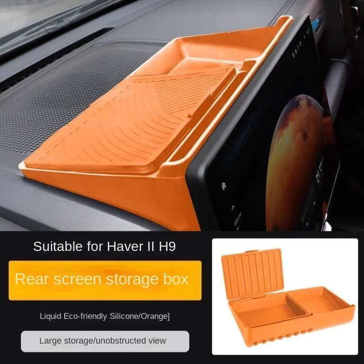 Second Generation Haval H9 Central Control Gear Silicone Pad Storage Box Wireless Charging Pad Anti Slip Pad Accessories