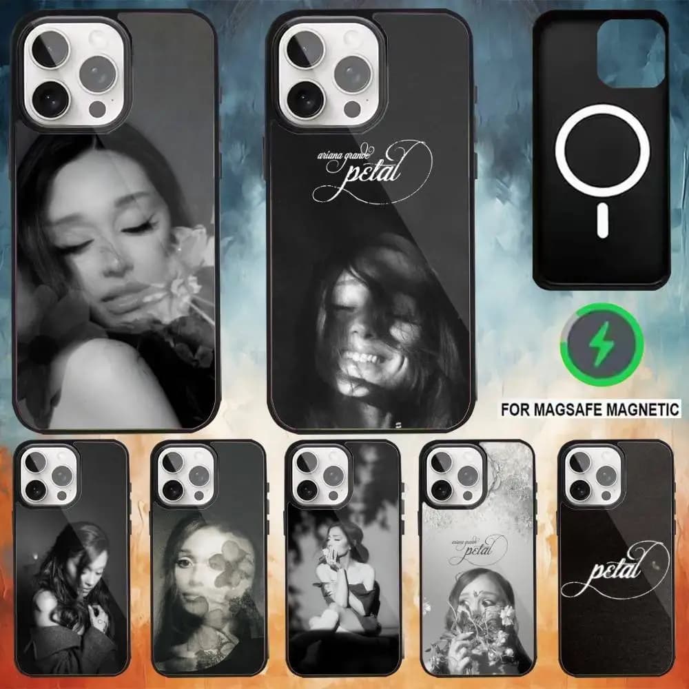 A-ArianaS Petal Phone Case For iPhone 17,16,15,14,13,12,Plus,Pro,Max For Magsafe Magnetic Wireless Charge