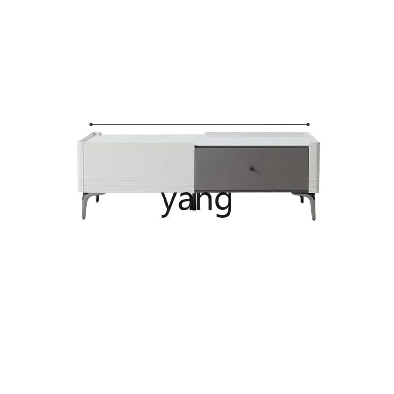LH living room home modern minimalist l light luxury cream wind small apartment floor cabinet