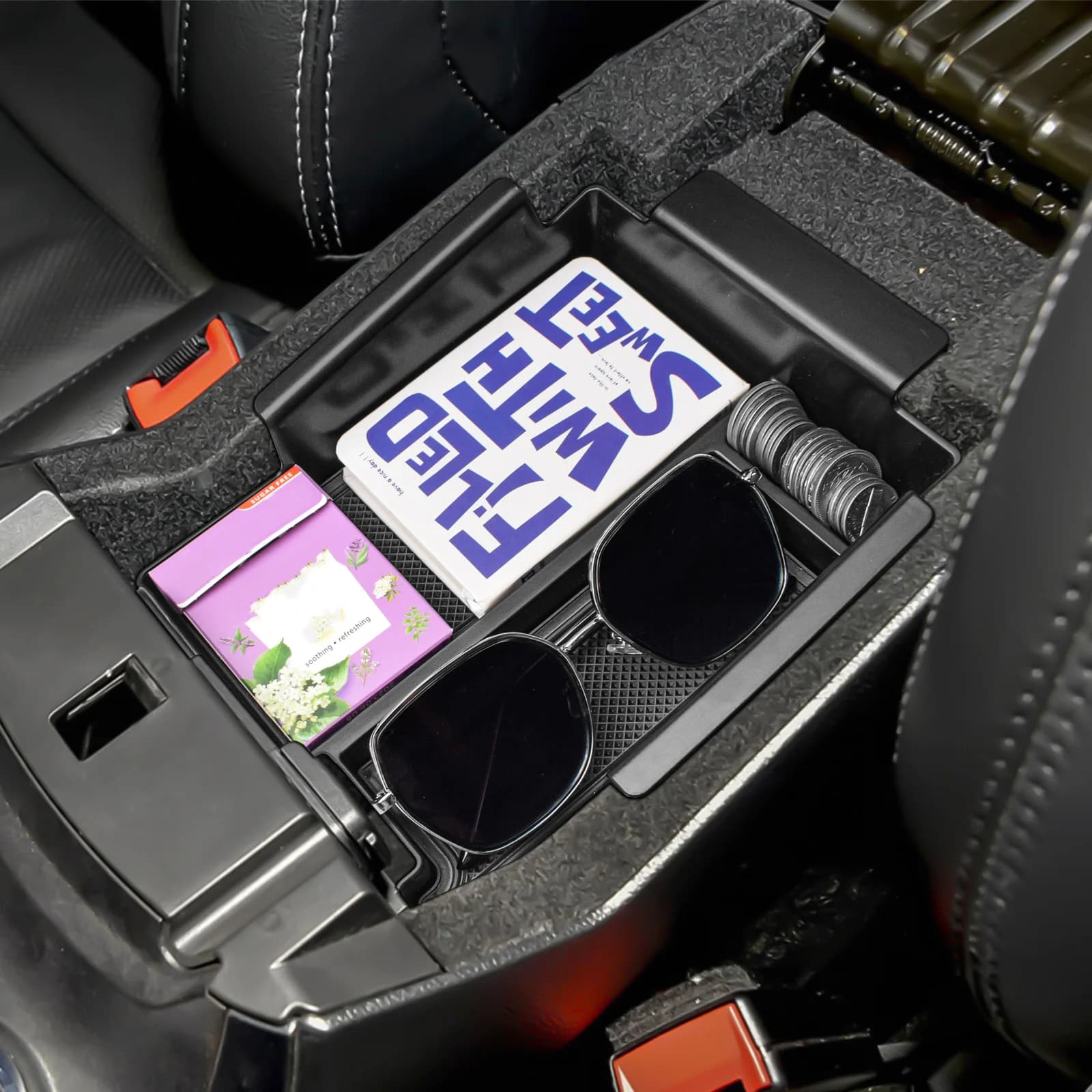 Center Console Organizer For Ford Explorer 2012 2013 2014 2015 2016 2017 2018 2019 Accessories Car Storage Armrest Interior Box
