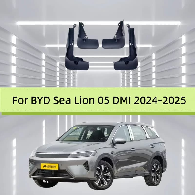 Car Mud Flaps Fender For BYD Sea Lion 05 DMI 2024-2025 Front And Rear Wheels Mudflaps Splash Guard Protection Accessories