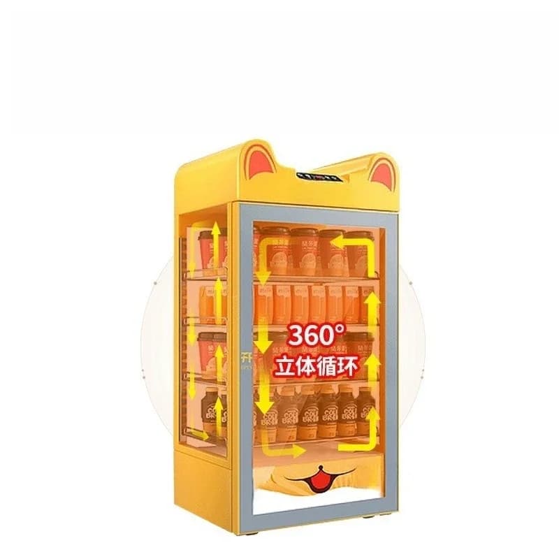 Commercial small milk beverage heating cabinet, hot beverage cabinet, food insulation cabinet