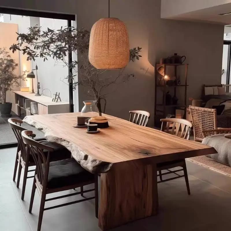 Unique Minimalist Dining Table Brown Designer Mid Century Dining Table Coffee Study Lounges Tavolino Da Salotto Furniture Home