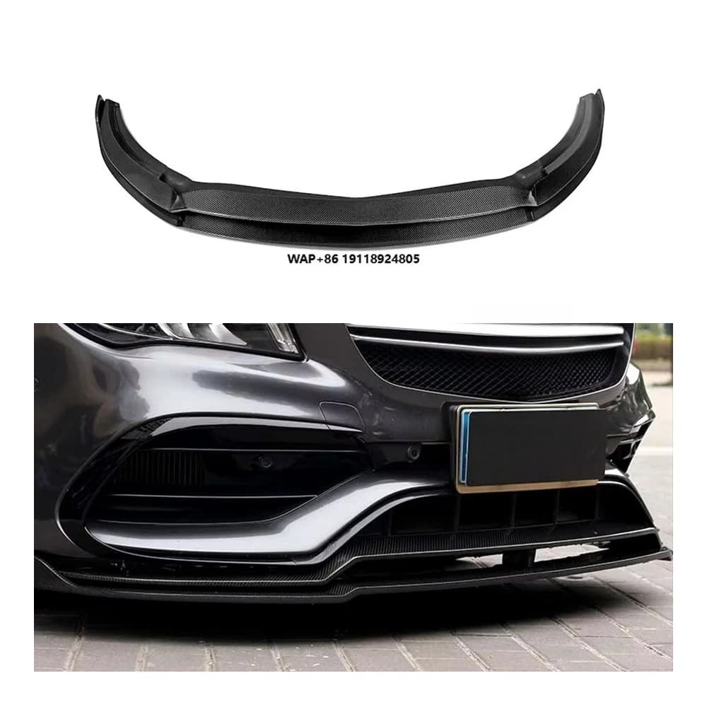 OEM Carbon Fiber Body Kit Front Spoiler Splitter Bumper Lip Diffuser for  Benz CLA45 CLA220 CLA250 CLA260 C117 W117