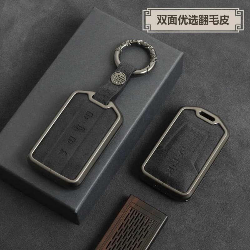 Premium Suede Key Fob Cover for Tank 300 400 Hi4-T 500 700 2024