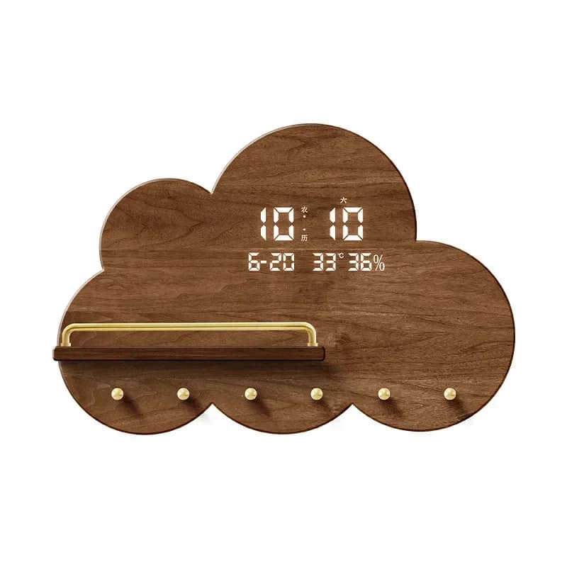 Entry entrance clothes hanging creative wall decoration