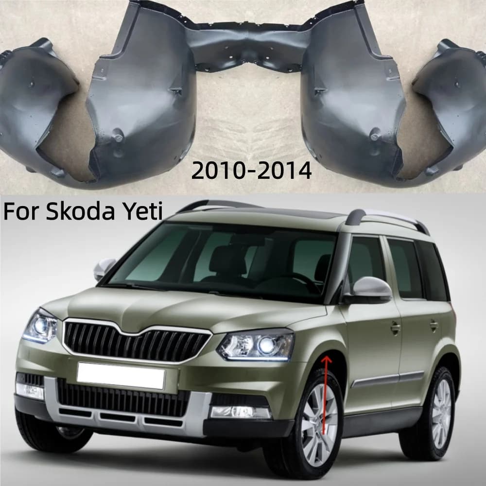 For Skoda Yeti front wheel liner mudguard 2010-2014