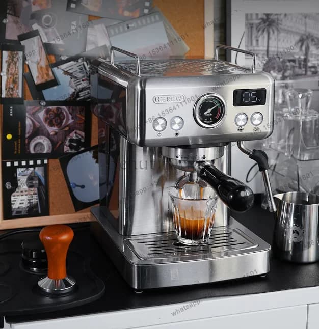 X4   Espresso Machine Temperature Volume Pre Brewing Adjustable 58mm Portafilter Cappuccino Coffee Maker