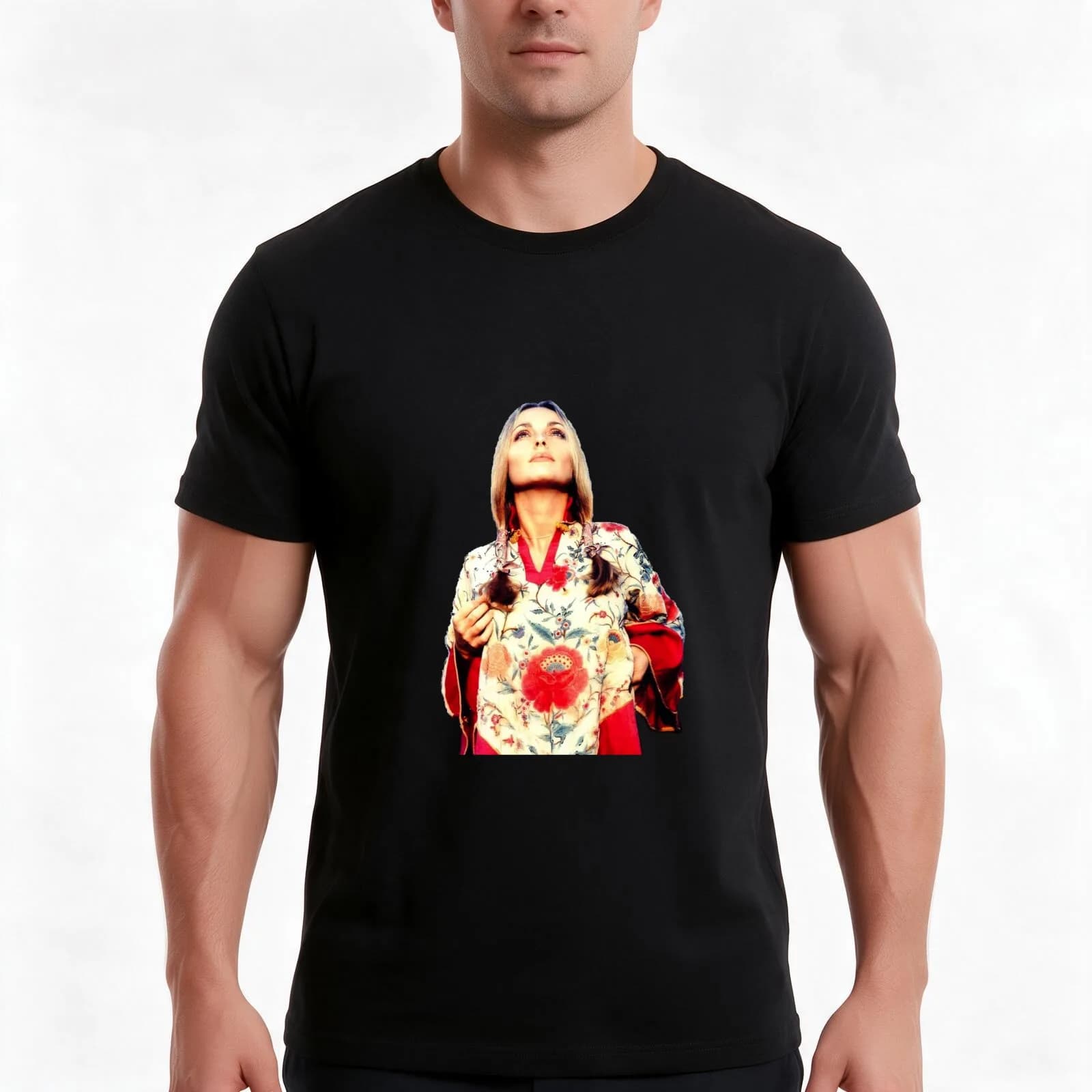 Sharon Tate T-Shirt, Summer Casual Cotton Tee, Oversized Streetwear Tops, Vintage Graphic Print, Loose Fit Short Sleeve