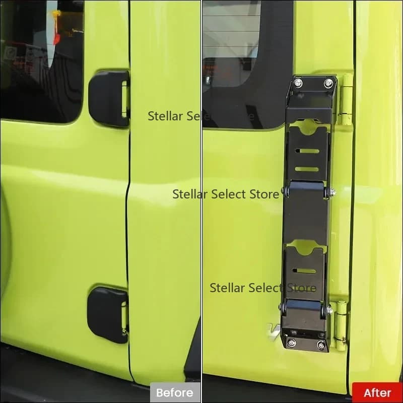 Car Tailgate Hinge Foot Climb Pedal Accessories For  Jimny JB74 2019 2021 2022 Car Rear Tailgate Foldable Pedal Ladder