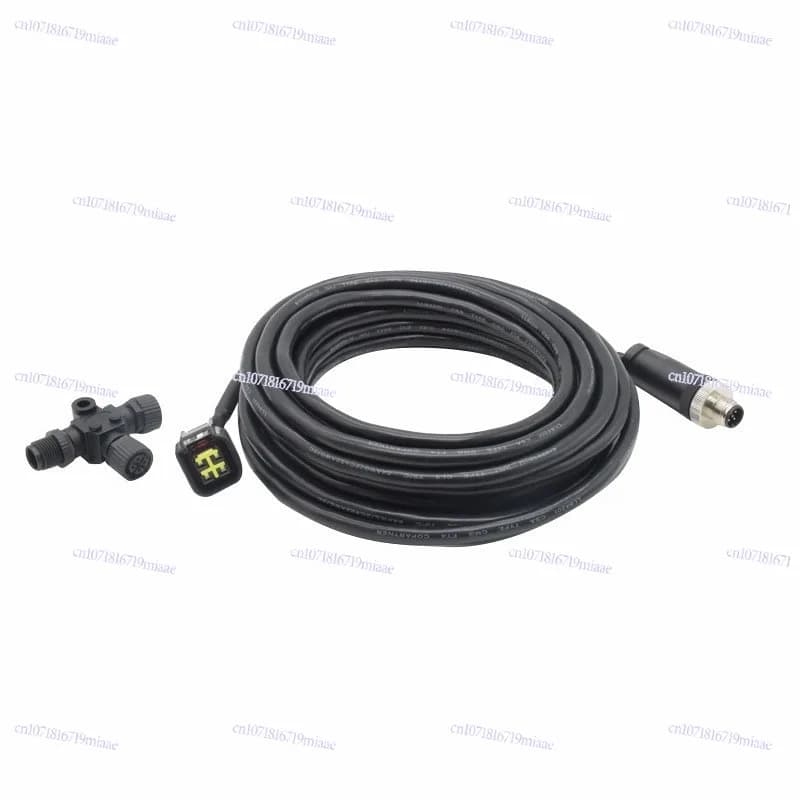 M12 Waterproof Connector 5-pin NMEA2000 Network Plastic Connector Ship Shielded Power Cord Aviation Plug