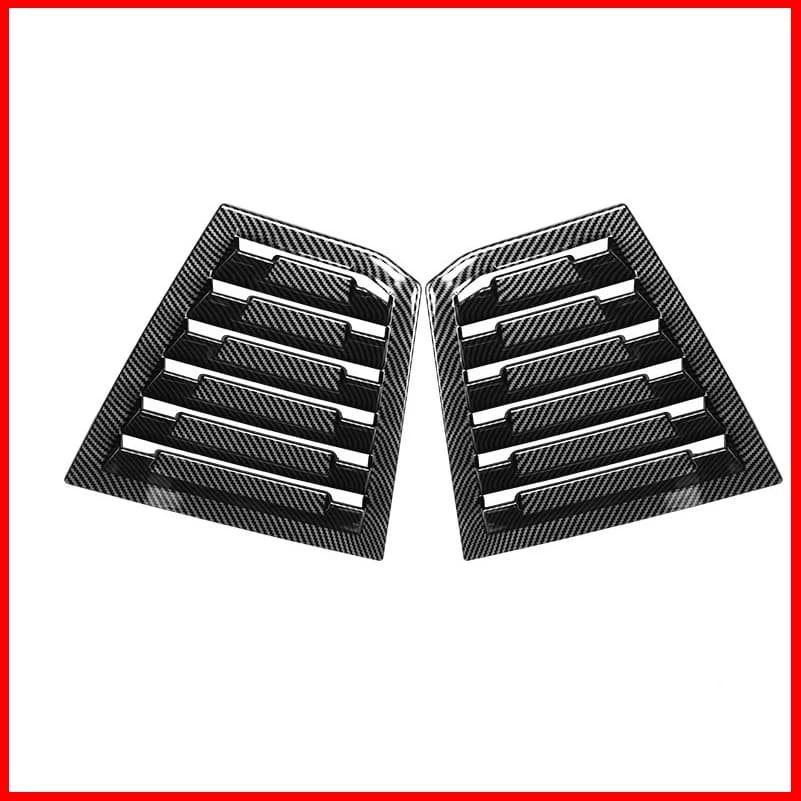 Car Styling  Auto Accessories For Chevrolet Cruze 2016-2019 Rear Triangular Window Blind Shades Louver Molding Cover Trim
