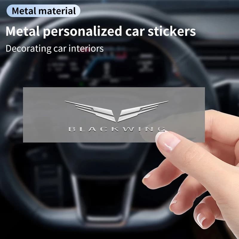 Metal Personalized Car Stickers Interior Decoration For Cadillac XT6 CT6 XT5 CT5 XT4 CT4 CTS ATS SRX BLS XLR XTS STS Escalade