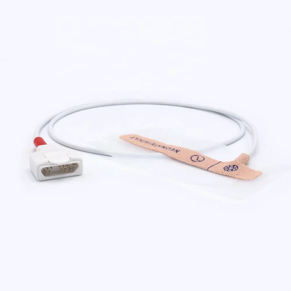 5pcs-- 2514 Compatible Neonate/Adult Disposable Spo2 Sensor 11pin,Adhesive Tape Disposable Oxygen Sensor