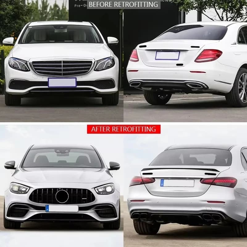 Factory-Style Non-Destructive Bumper Kit 2016-2018 W213 Early & Late Condition New for  E-Class Upgrade AMG