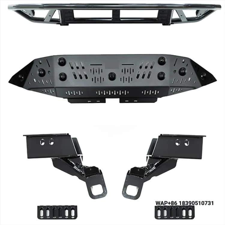 For LC250 Prado Tow Hook Straight Bar Off-Road Bumper , Stylish, Durable, Heavy-Duty Guard for Passionate Off-Road