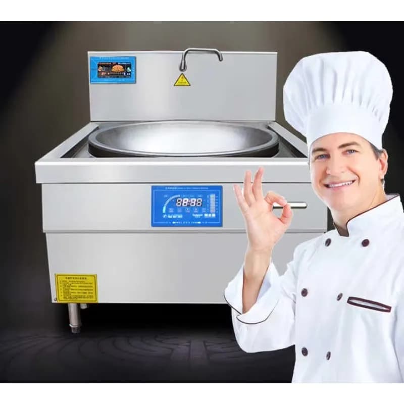 High Efficiency Commercial Induction Cooker Stir Frying Cooking Stove for Hotel Restaurant