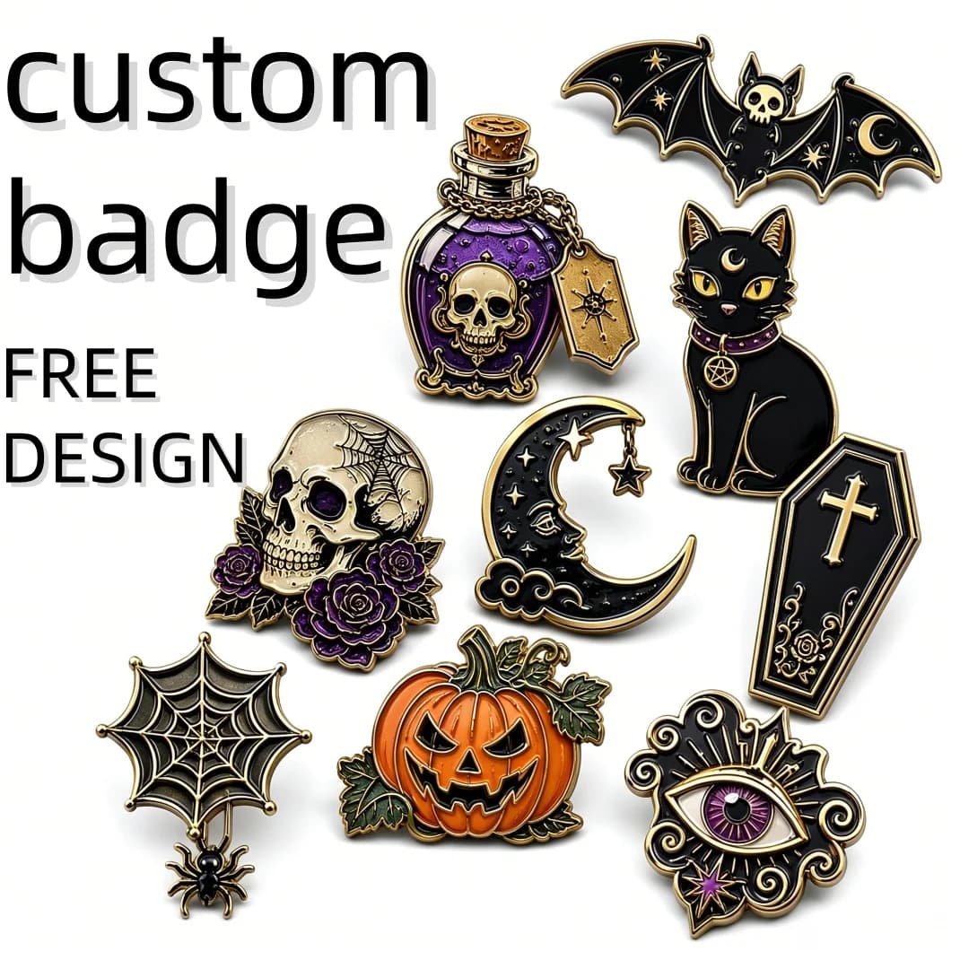 Wholesale Custom Sliding Moving Enamel Pins Interactive Metal Badge Innovative Design Lapel Pin