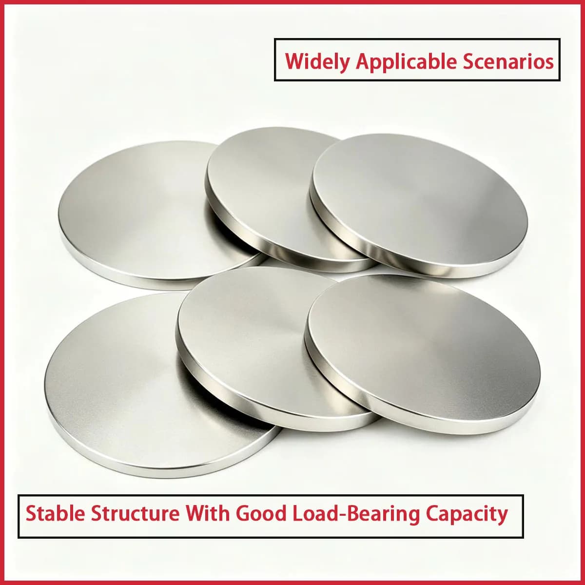 Stainless Steel Round Plate 50‑350mm Diameter Metal Circular Sheet for Mechanical Components Decorative Ornaments DIY Projects